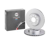 2x A.B.S. 17522 Coated Disque de frein Avant pour VW GOLF VI (5K1) 280mm