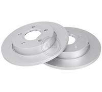 2x A.B.S. 17583 Coated Disque de frein Arrière pour FORD C-MAX (DM2) 265mm