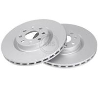 2x A.B.S. 17711 Coated Disque de frein Avant pour OPEL Corsa D Schrägheck (S07)