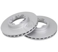 2x A.B.S. 17743 Coated Disque de frein Avant pour FORD TRANSIT TOURNEO FB 280mm