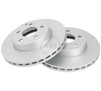 2x A.B.S. 17754 Coated Disque de frein Avant 288mm