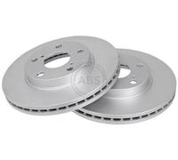 2x A.B.S. 17828 Coated Disque de frein Avant 273mm