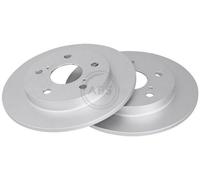 2x A.B.S. 17831 Disque de frein Arrière pour TOYOTA COROLLA Stufenheck (E15)