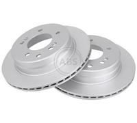 2x A.B.S. 17892 Disque de frein Arrière pour SSANGYONG Rexton / Rexton II (GAB)