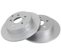 2x A.B.S. 18050 Coated Disque de frein Arrière pour TOYOTA Verso (R2) 297mm