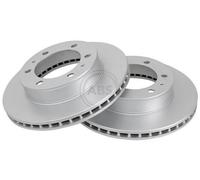 2x A.B.S. 18062 Coated Disque de frein Avant 297mm