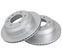 2x A.B.S. 18104 Coated Disque de frein Arrière pour HYUNDAI H-1 Travel (TQ)