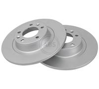 2x A.B.S. 18159 Coated Disque de frein Arrière 290mm