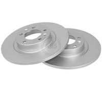 2x A.B.S. 18181 Coated Disque de frein Arrière 290mm