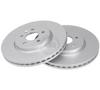 2x A.B.S. 18303 Coated Disque de frein Avant pour OPEL Mokka / Mokka X (J13)