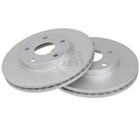 2x A.B.S. 18318 Coated Disque de frein Avant pour TOYOTA AURIS (NZE18, ZRE18)