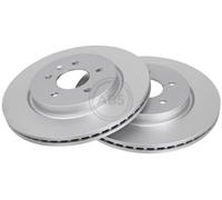 2x A.B.S. 18341 Coated Disque de frein Arrière pour OPEL ZAFIRA TOURER C (P12)