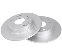 2x A.B.S. Coated Disque de frein Arrière 260mm 17798