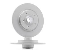 2x A.B.S. Coated Disque de frein Arrière 274mm 17981