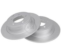 2x A.B.S. Coated Disque de frein Arrière convient pour PEUGEOT 4007 (VU, VV)