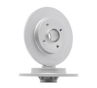 2x A.B.S. Coated Disque de frein Arrière convient pour PEUGEOT Partner II Tepee