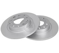 2x A.B.S. Coated Disque de frein Arrière pour ALFA ROMEO GIULIETTA (940) 264mm