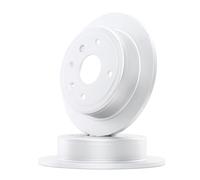 2x A.B.S. Coated Disque de frein Arrière pour CHEVROLET NUBIRA Break 258mm 17686