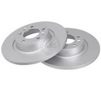 2x A.B.S. Coated Disque de frein Arrière pour FIAT Scudo II (270, 272) 290mm