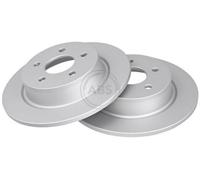 2x A.B.S. Coated Disque de frein Arrière pour FORD Kuga Mk2 (DM2) 280mm 18135