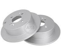 2x A.B.S. Coated Disque de frein Arrière pour HYUNDAI i20 (PB, PBT) 262mm 17693