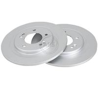 2x A.B.S. Coated Disque de frein Arrière pour HYUNDAI i40 CW (VF) i40 (VF) 284mm