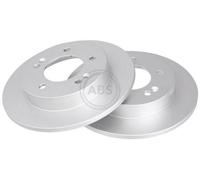 2x A.B.S. Coated Disque de frein Arrière pour HYUNDAI ix20 (JC) 258mm 18047