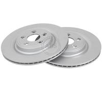 2x A.B.S. Coated Disque de frein Arrière pour JAGUAR S-Type (X200) 326mm 18090