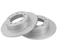 2x A.B.S. Coated Disque de frein Arrière pour LAND ROVER Defender SUV (L316)