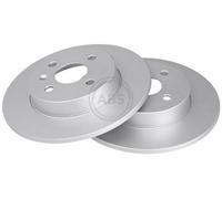 2x A.B.S. Coated Disque de frein Arrière pour OPEL Corsa C 3/5 portes (X01)