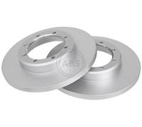 2x A.B.S. Coated Disque de frein Arrière pour OPEL Movano B Van (X62) 302mm