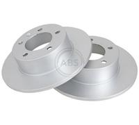 2x A.B.S. Coated Disque de frein Arrière pour OPEL Movano B Van (X62) 305mm