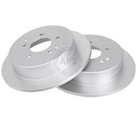 2x A.B.S. Coated Disque de frein Arrière pour SSANGYONG Korando SUV (CK) 284mm