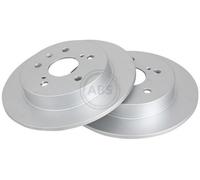 2x A.B.S. Coated Disque de frein Arrière pour SUZUKI SX4 (EY, GY) 278mm 18078