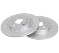2x A.B.S. Coated Disque de frein Arrière pour TOYOTA AVENSIS Break 290mm 18053