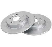 2x A.B.S. Coated Disque de frein Arrière pour VOLVO V40 3/5 portes (525, 526)