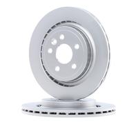 2x A.B.S. Coated Disque de frein Arrière pour VOLVO V70 II (285) V70 III (135)