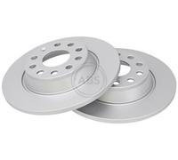 2x A.B.S. Coated Disque de frein Arrière pour VW Golf VI 3/5 portes (5K1) 282mm