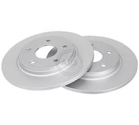 2x A.B.S. Coated Disque de frein Arrière pour VW Routan Van 305mm 17994