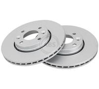 2x A.B.S. Coated Disque de frein Avant convient pour MERCEDES-BENZ 258mm 18155