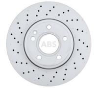 2x A.B.S. Coated Disque de frein Avant convient pour MERCEDES-BENZ GLA (X156)