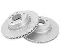 2x A.B.S. Coated Disque de frein Avant pour BMW 5 Berline (E60) 5 Touring (E61)