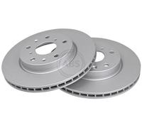2x A.B.S. Coated Disque de frein Avant pour FIAT Sedici (FY) (189) 280mm 17707