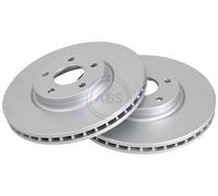 2x A.B.S. Coated Disque de frein Avant pour FORD S-Max Mk1 (WA6) 300mm 18081