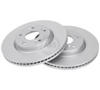 2x A.B.S. Coated Disque de frein Avant pour HONDA CIVIC X 3/5 portes (FC, FK)