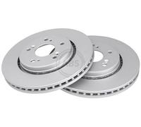 2x A.B.S. Coated Disque de frein Avant pour HONDA CR-V III (RE) CR-V IV (RM)