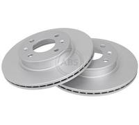 2x A.B.S. Coated Disque de frein Avant pour HYUNDAI GETZ (TB) 256mm 17550