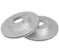 2x A.B.S. Coated Disque de frein Avant pour HYUNDAI i10 (PA) 252mm 17725