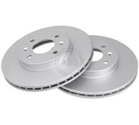 2x A.B.S. Coated Disque de frein Avant pour HYUNDAI i20 (PB, PBT) 256mm 17724