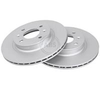 2x A.B.S. Coated Disque de frein Avant pour HYUNDAI i20 (PB, PBT) 256mm 18024
